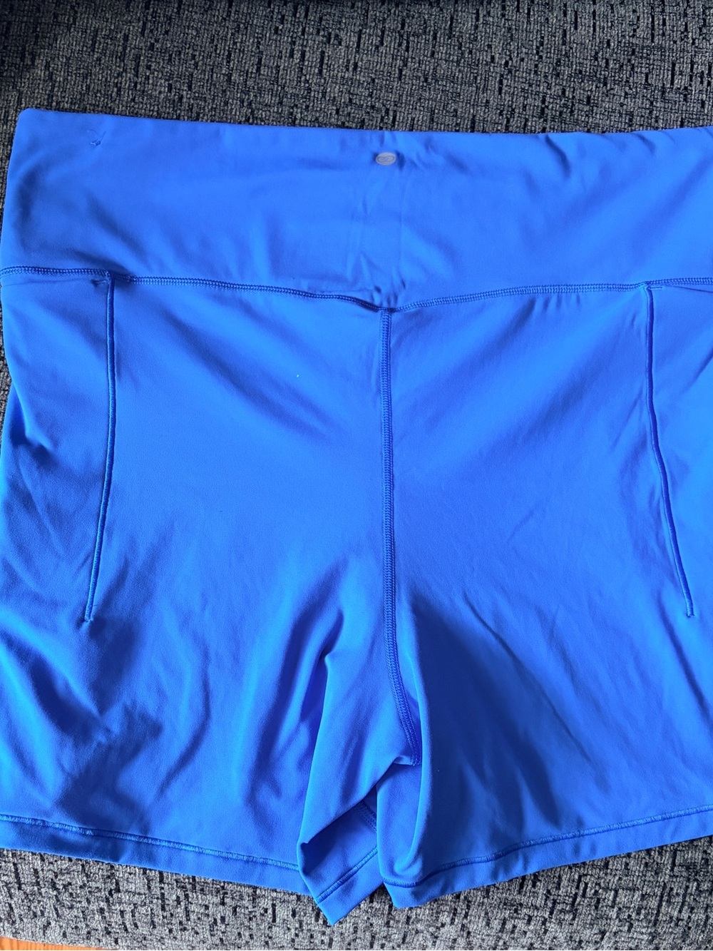 CALIA by Carrie Underwood Bright Blue High-Waist Athletic Shorts